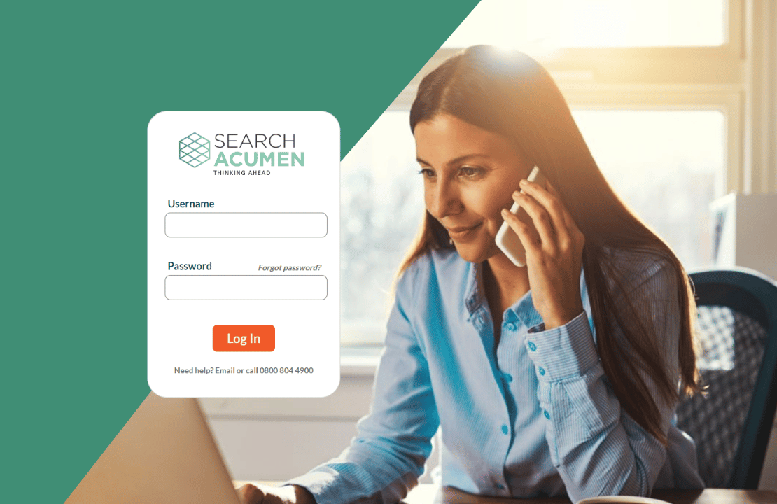 Login Search Acumen